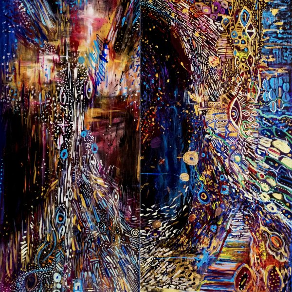 Spaice inside , diptych